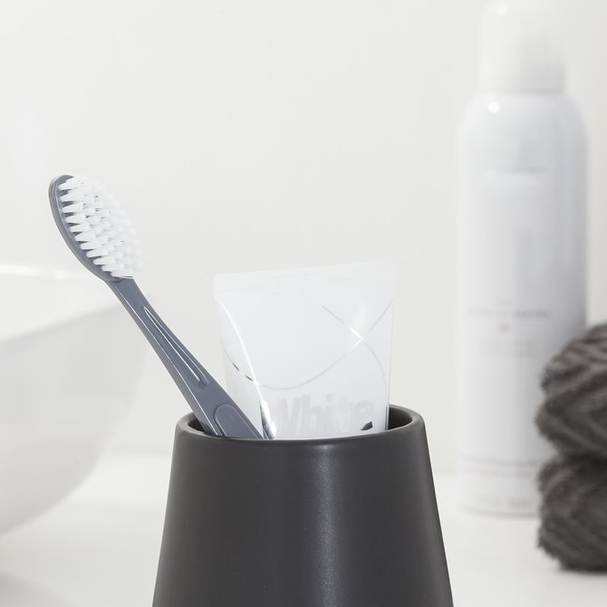 Black toothbrush deals holder